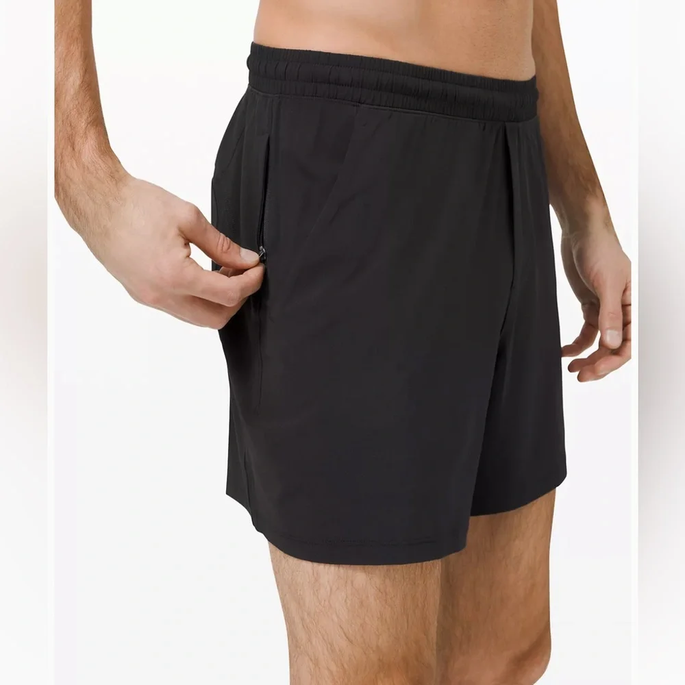 lululemon athletica Men's Black Athletic Shorts